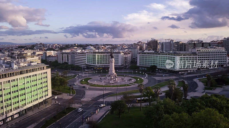 庞波广场，里斯本最具代表性的城市景观之一