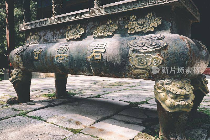 中国北京大觉寺的细节