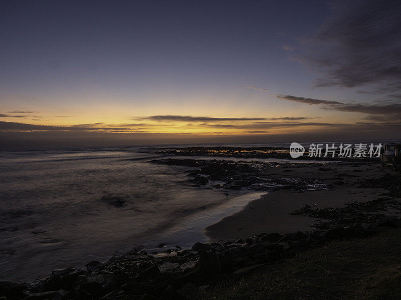 海滩上的日出