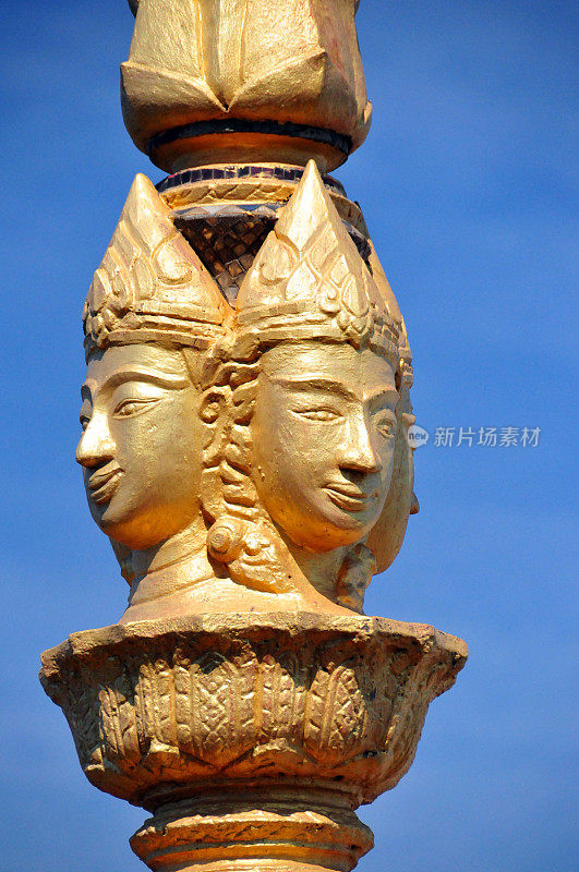 帕图西四面梵天塔尖，老挝万象