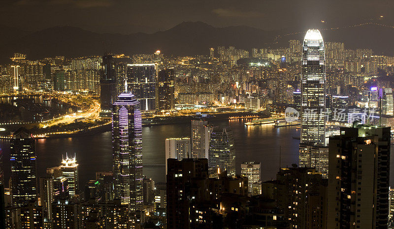 香港在晚上
