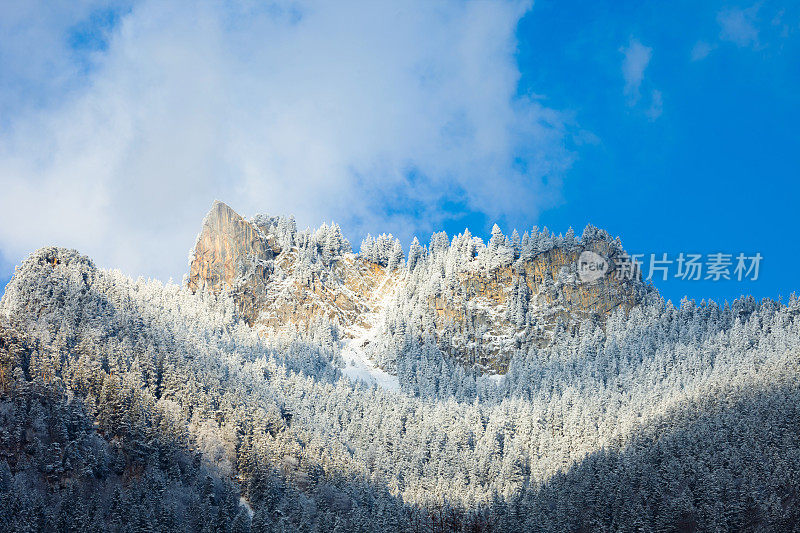 雪山顶