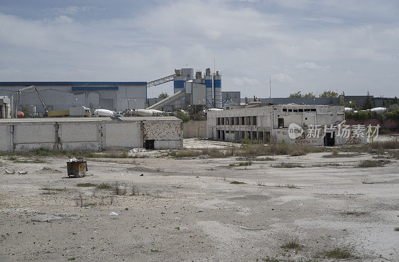 工业区:工厂和废弃建筑