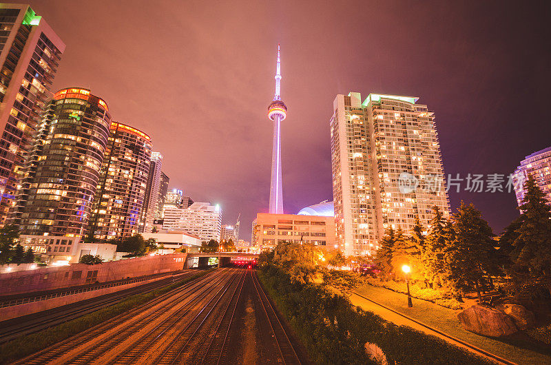 多伦多都市夜景