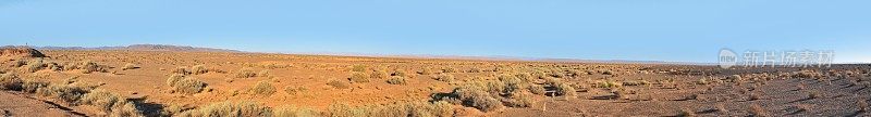 摩洛哥沙漠全景景观