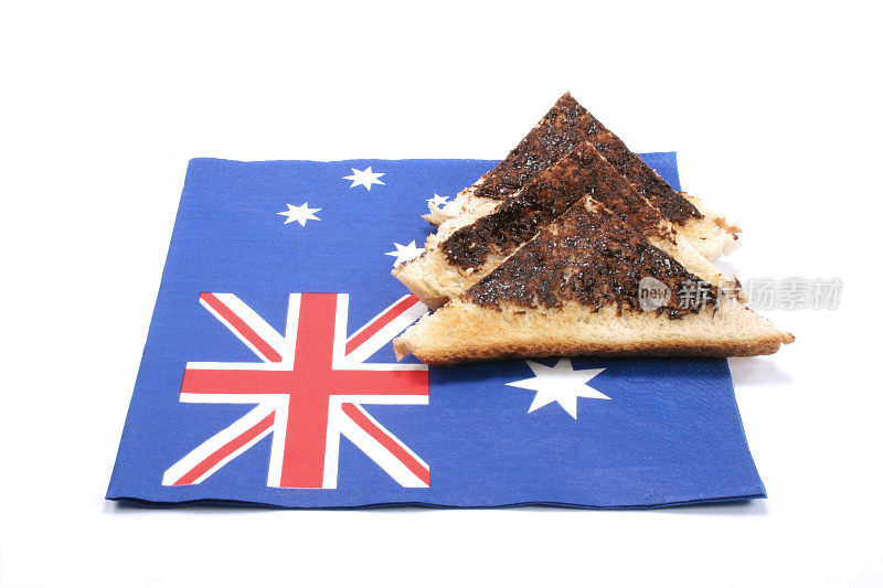 澳大利亚日咸味酱和国旗