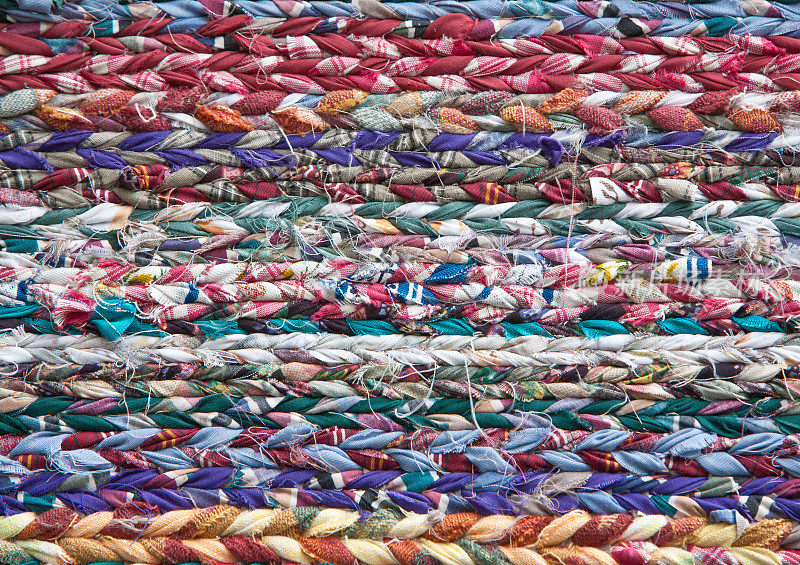 编织地毯的背景