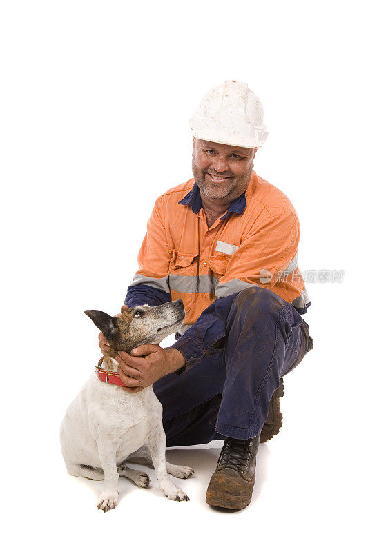 工人和他的狗