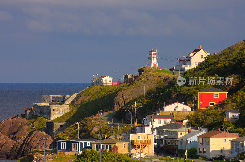 圣约翰海峡的阿默斯特灯塔