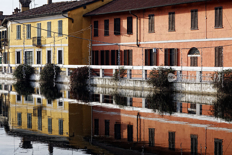 Naviglio。彩色图像