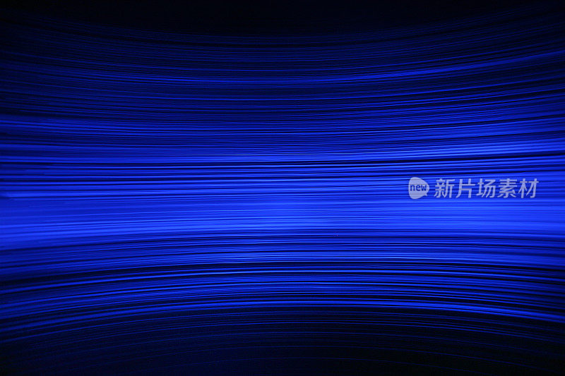 蓝色氖光纤流动光轨迹