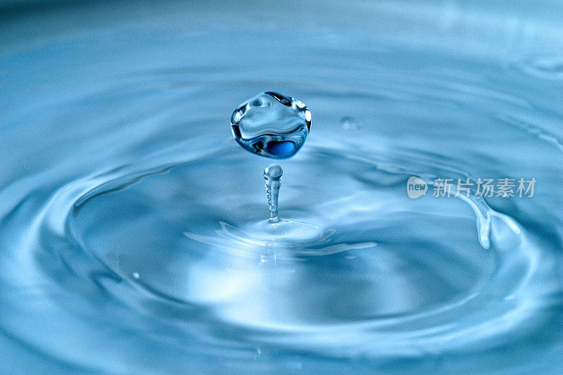 水滴特写细节