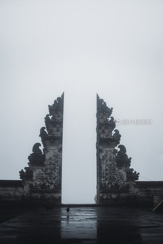 巴厘岛的传统印度教寺庙