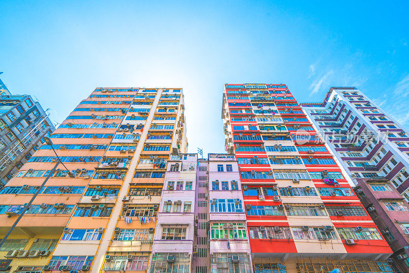 香港九龙的街景