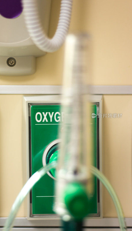 医院氧气医疗设备特写