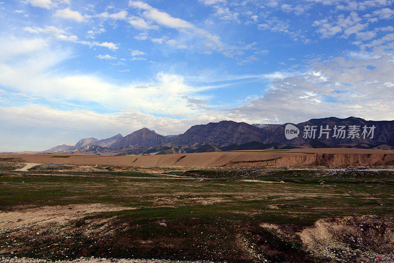 苏丹巴巴-阿利舍尔村-山谷和山脉，Dihdadi区，巴尔赫省，阿富汗