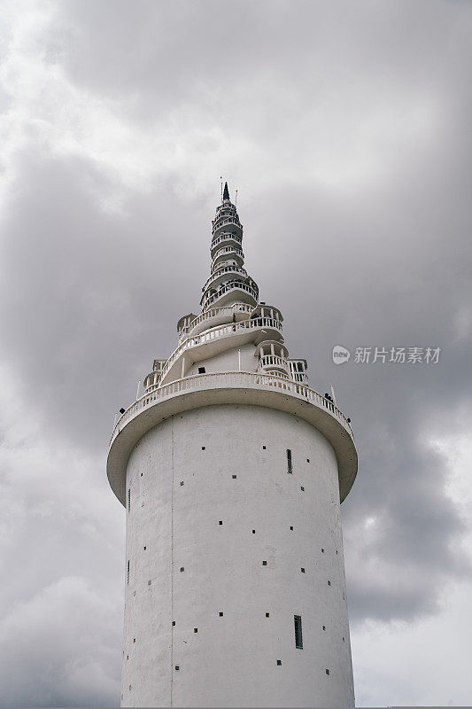 Ambuluwawa塔，四种宗教的寺庙，斯里兰卡高原的多宗教综合体。
