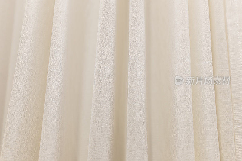 薄纱窗帘，半透明的白色窗帘