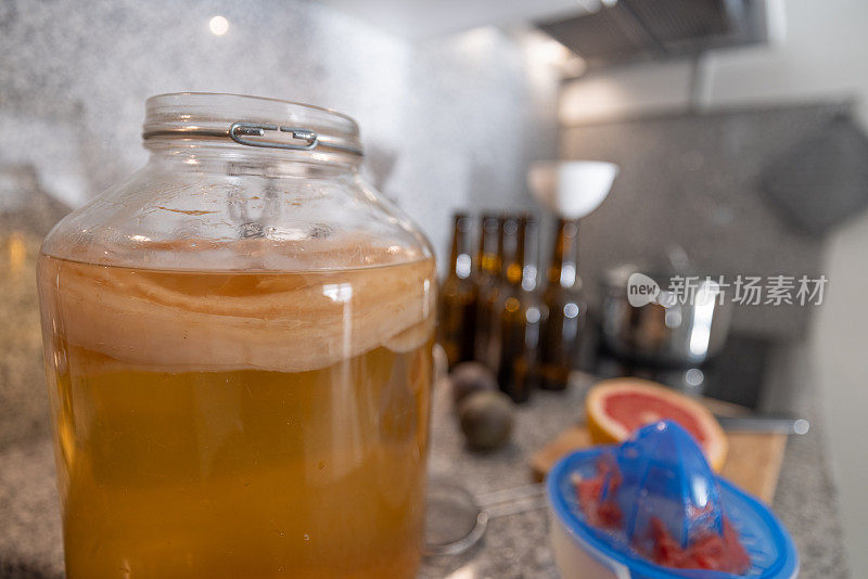 制作康普茶，健康的超级食品，可持续发展的小生意