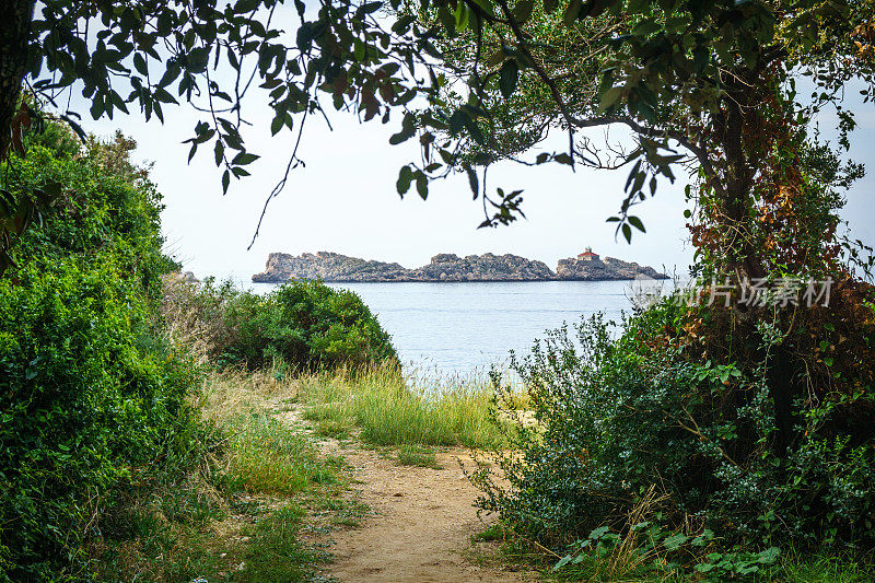 杜布罗夫尼克海岸线外的岛屿