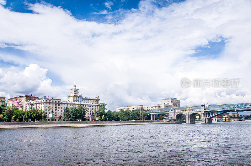 俄罗斯建筑、莫斯科河和桥