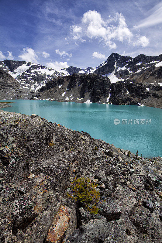 韦奇蒙特湖的夏天，BC，加拿大