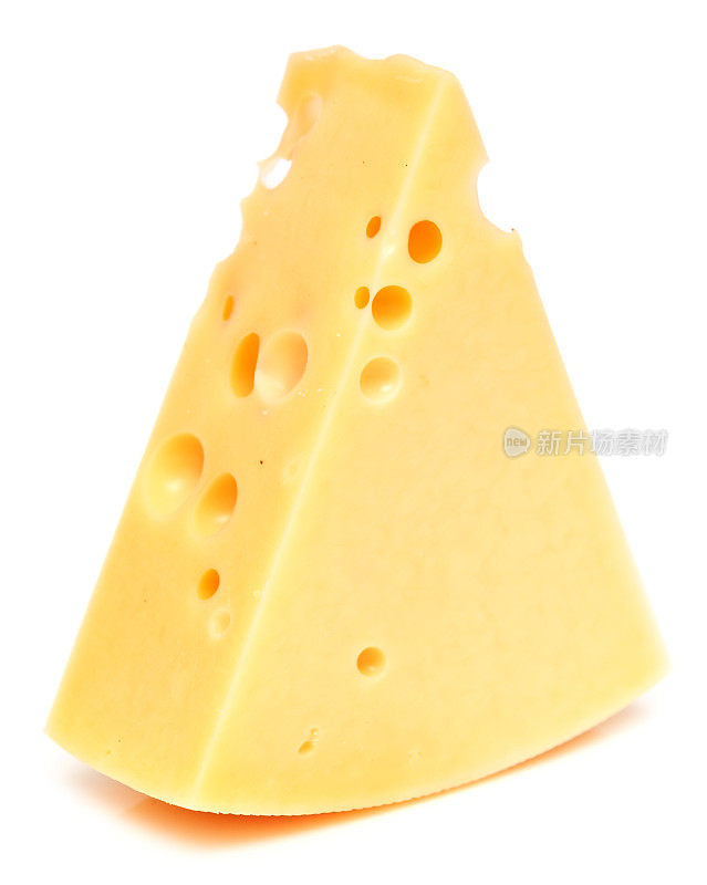 奶酪在白