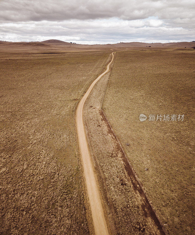 新南威尔士州乡间的沙漠公路