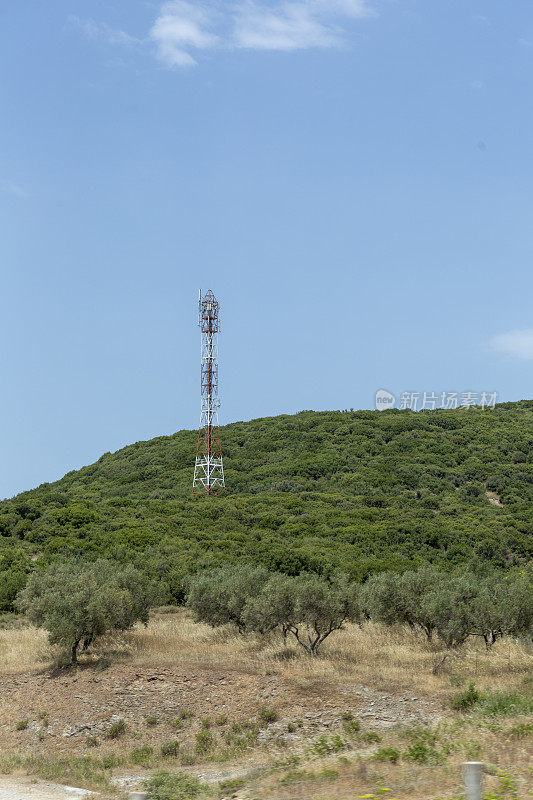 希腊卡瓦拉GSM通信基站塔