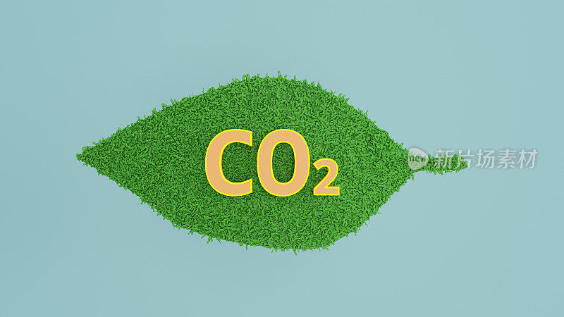 二氧化碳气候三维概念