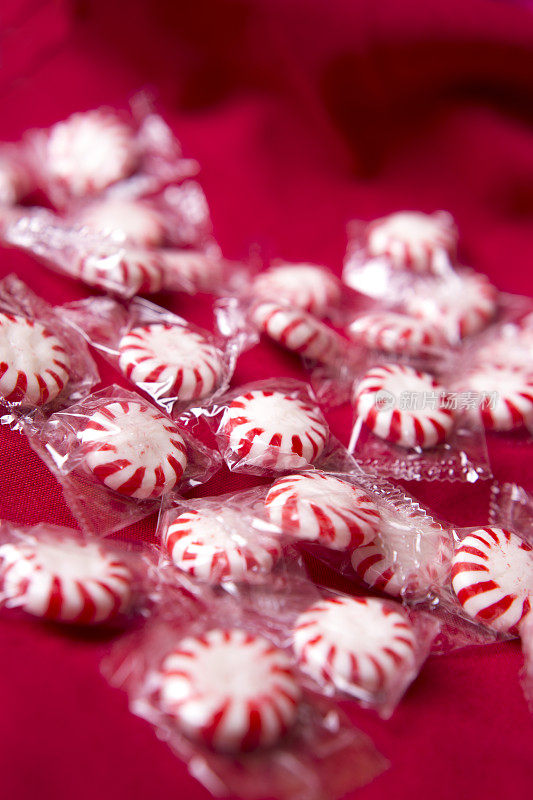 情人节概念-红白糖果