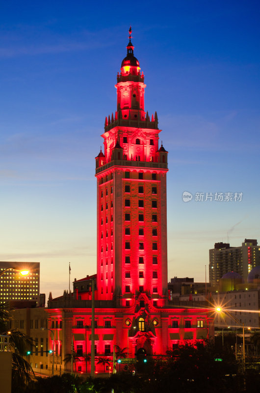 佛罗里达州迈阿密市中心的自由塔