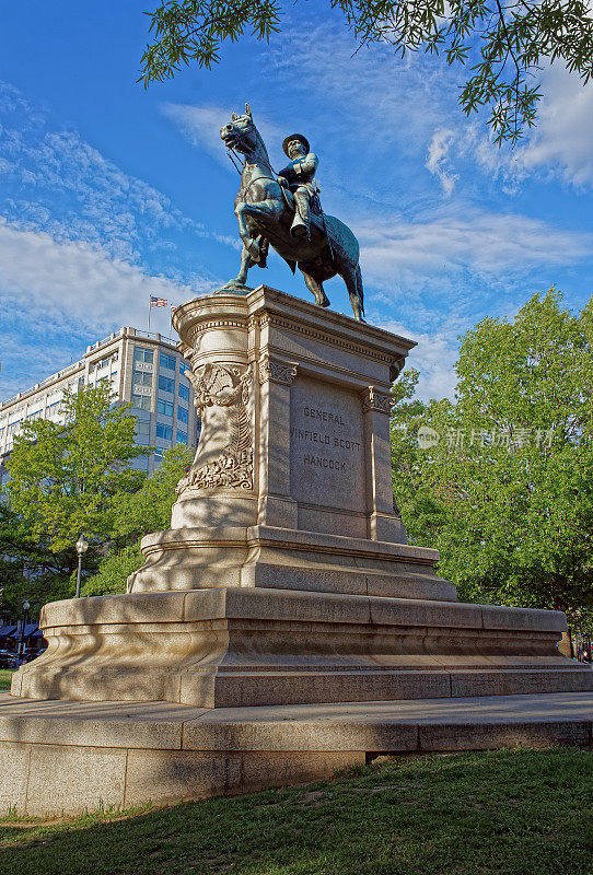 温菲尔德·汉考克将军的雕像