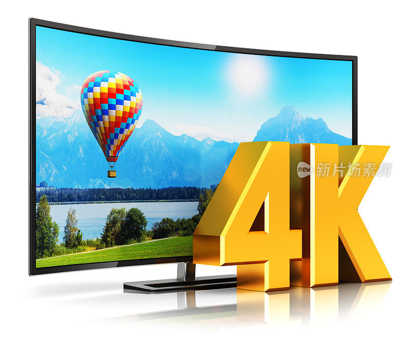 4K超高清曲面电视