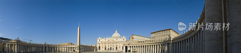 圣彼得大教堂和广场，罗马