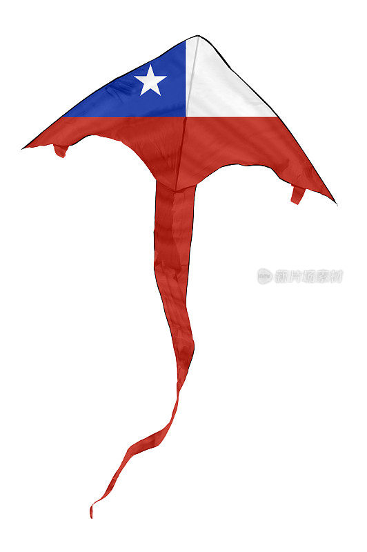 智利国旗的风筝