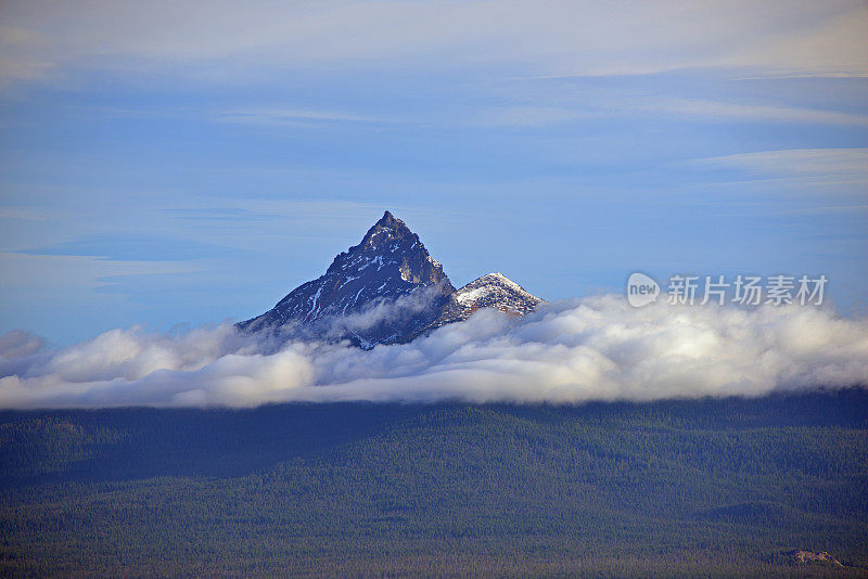 希尔森山，喀斯喀特山脉，俄勒冈州