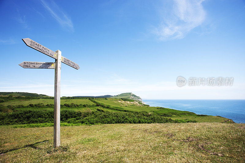 沿海路标