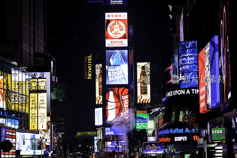 纽约时报广场的夜景
