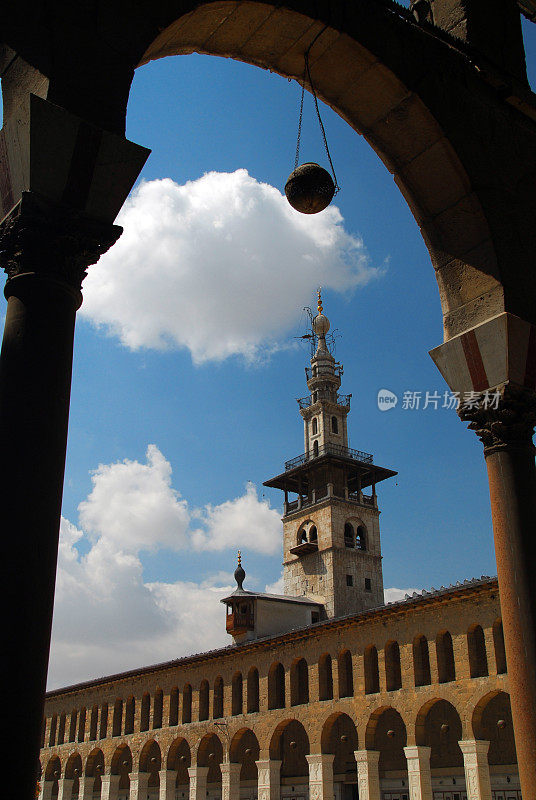 叙利亚大马士革:奥马亚德清真寺