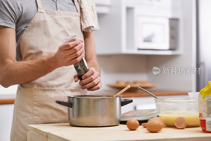 美味的饭菜正在制作中