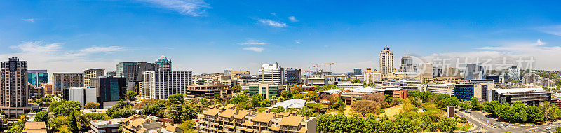 新开发的大型桑顿城市全景