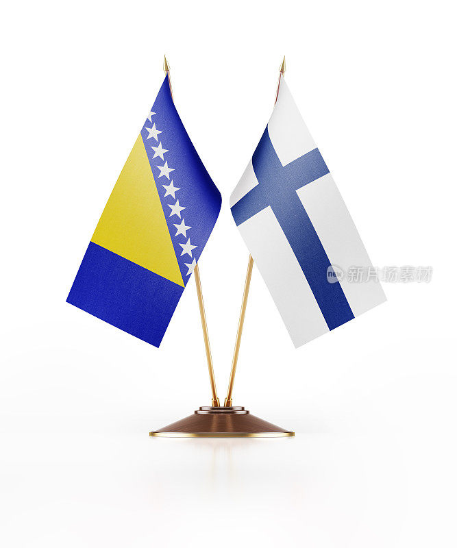 波斯尼亚-黑塞哥维那和芬兰的微型国旗