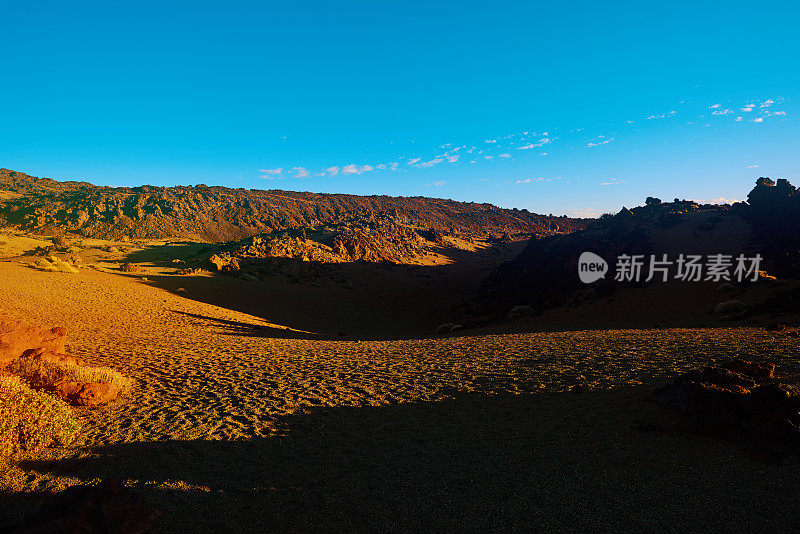 惊人的自然背景在火山地区