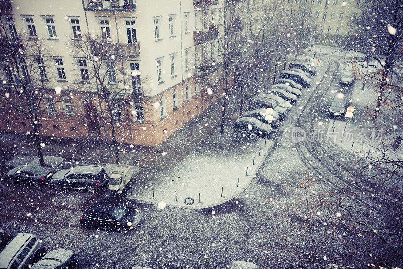 柏林第一场雪