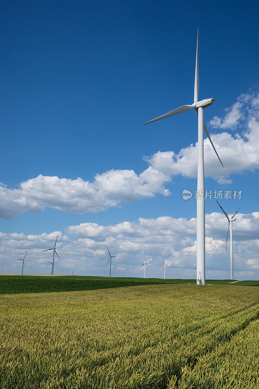 风力发电股票照片