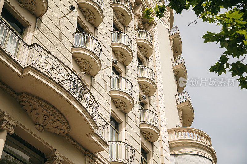 古典风格的华丽建筑立面