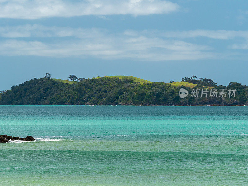 新西兰群岛湾海岸线