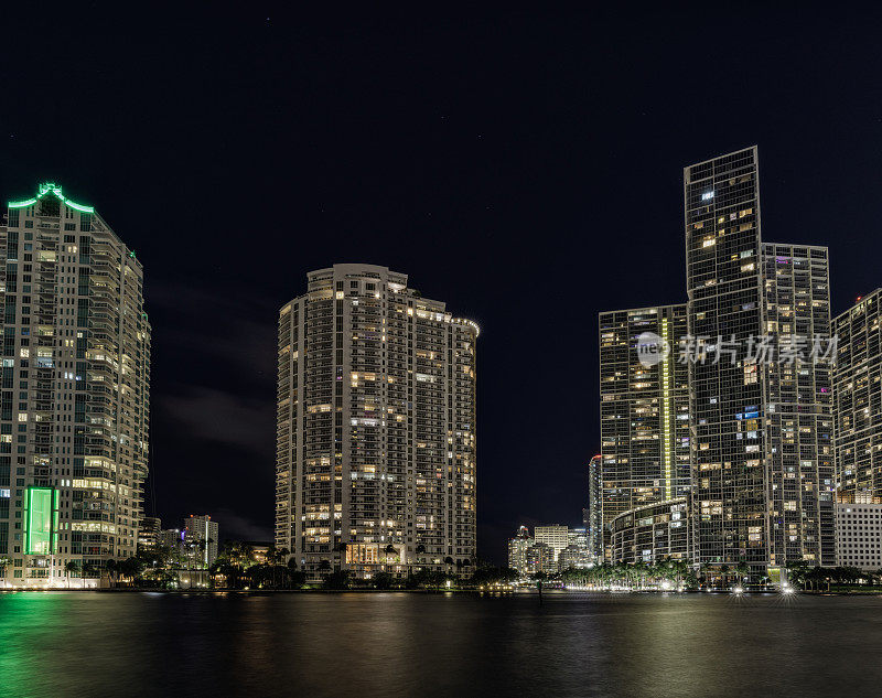 Brickell_Miami夜景