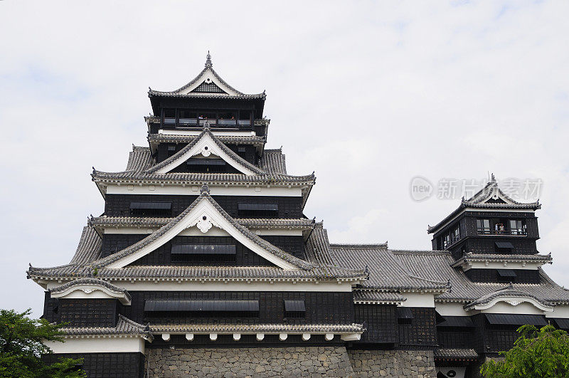 地震前的熊本城堡，日本熊本县熊本市